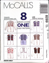 Load image into Gallery viewer, Vintage Sewing Pattern: McCalls 8289