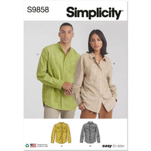 Load image into Gallery viewer, Sewing Pattern: Simplicity S9858