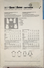 Load image into Gallery viewer, 1980's Vintage Sewing Pattern: See & Sew 3817
