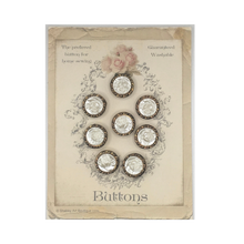 Load image into Gallery viewer, Vintage Style Gold and Mother of Pearl Buttons