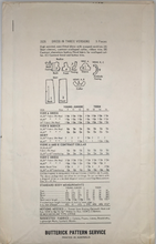 Load image into Gallery viewer, 1965 Vintage Sewing Pattern: Butterick 3526