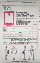 Load image into Gallery viewer, 1970's Reproduction Sewing Pattern: Simplicity 5124