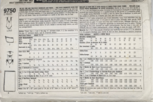 Load image into Gallery viewer, 1990 Vintage Sewing Pattern: Simplicity 9750