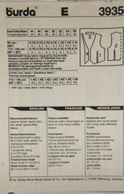 Load image into Gallery viewer, 1994 Vintage Sewing Pattern: Burda 3935