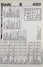 Load image into Gallery viewer, 1994 Vintage Sewing Pattern: Burda 4093
