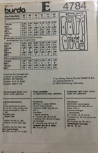 Load image into Gallery viewer, 1992 Vintage Sewing Pattern: Burda 4784