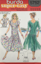 Load image into Gallery viewer, 1988 Vintage Sewing Pattern: Burda 5752