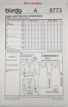 Load image into Gallery viewer, 2015 Sewing Pattern: Burda 6773