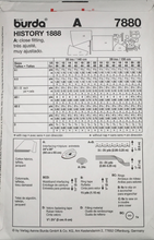 Load image into Gallery viewer, Historical Reproduction Sewing Pattern: Burda 7880