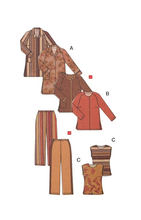 Load image into Gallery viewer, 2005 Sewing Pattern: Burda 8204