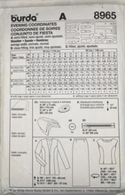 Load image into Gallery viewer, 2000 Sewing Pattern: Burda 8965
