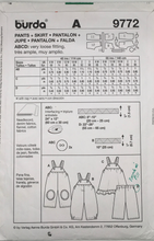 Load image into Gallery viewer, Sewing Pattern: Burda 9772