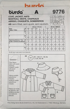 Load image into Gallery viewer, 2004 Sewing Pattern: Burda 9776