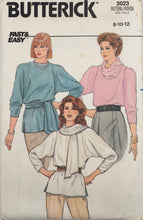 Load image into Gallery viewer, 1980’s Vintage Sewing Pattern: Butterick 3023
