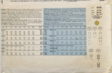 Load image into Gallery viewer, 1988 Vintage Sewing Pattern: Butterick 3031
