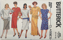 Load image into Gallery viewer, 1985 Vintage Sewing Pattern: Butterick 3090