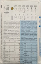Load image into Gallery viewer, 1989 Vintage Sewing Pattern: Butterick 3561