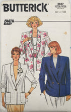 Load image into Gallery viewer, 1986 Vintage Sewing Pattern: Butterick 3637
