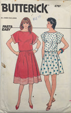 Load image into Gallery viewer, 1980’s Vintage Sewing Pattern: Butterick 4797