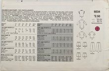 Load image into Gallery viewer, 1980’s Vintage Sewing Pattern: Butterick 6034