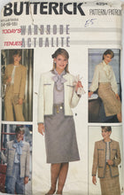 Load image into Gallery viewer, 1980’s Vintage Sewing Pattern: Butterick 6254