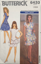 Load image into Gallery viewer, 1988 Vintage Sewing Pattern: Butterick 6433