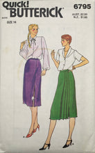 Load image into Gallery viewer, 1980 Vintage Sewing Pattern: Butterick 6795