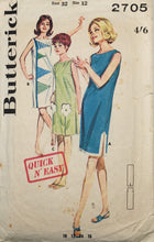 Load image into Gallery viewer, 1960's Vintage Sewing Pattern: Butterick 2705
