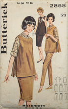 Load image into Gallery viewer, 1960's Vintage Sewing Pattern: Butterick 2858