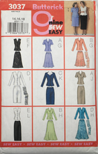 Load image into Gallery viewer, 2001  Sewing Pattern: Butterick 3037