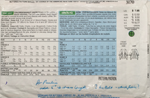 Load image into Gallery viewer, 1993 Vintage Sewing Pattern: Butterick 3170