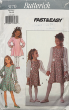 Load image into Gallery viewer, 1993 Vintage Sewing Pattern: Butterick 3170