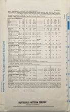 Load image into Gallery viewer, 1960's Vintage Sewing Patterns: Butterick 3217