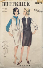 Load image into Gallery viewer, 1960's Vintage Sewing Pattern: Butterick 3371