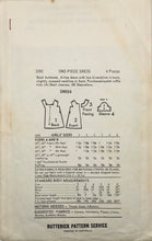 Load image into Gallery viewer, 1960's Vintage Sewing Pattern: Butterick 3595