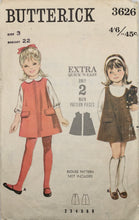 Load image into Gallery viewer, 1960's Vintage Sewing Pattern: Butterick 3626