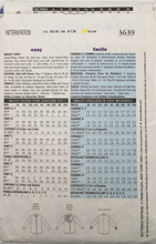 Load image into Gallery viewer, 2002 Sewing Pattern: Butterick 3639