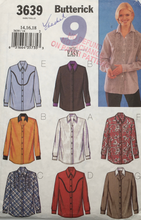 Load image into Gallery viewer, 2002 Sewing Pattern: Butterick 3639