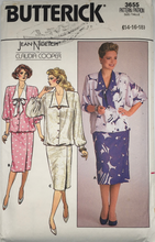 Load image into Gallery viewer, 1986 Vintage Sewing Pattern: Butterick 3655