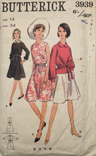 Load image into Gallery viewer, 1965 Vintage Sewing Pattern: Butterick 3939