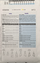 Load image into Gallery viewer, 2003 Sewing Pattern: Butterick 3972