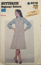 Load image into Gallery viewer, 1970's Vintage Sewing Pattern: Butterick 4018