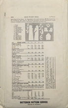 Load image into Gallery viewer, 1960's Vintage Sewing Pattern: Butterick 4029
