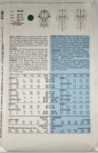 Load image into Gallery viewer, 1986 Vintage Sewing Pattern: Butterick 4146