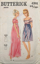 Load image into Gallery viewer, 1960's Vintage Sewing Pattern: Butterick 4201