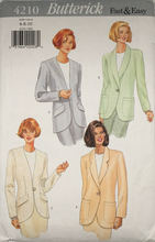 Load image into Gallery viewer, 1995 Vintage Sewing Pattern: Butterick 4210