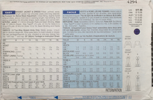 Load image into Gallery viewer, 1995 Vintage Sewing Pattern: Butterick 4294