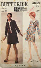 Load image into Gallery viewer, 1960's Vintage Sewing Pattern: Butterick 4648