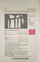 Load image into Gallery viewer, 1960's Vintage Sewing Pattern: Butterick 4682