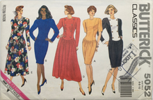 Load image into Gallery viewer, 1990 Vintage Sewing Pattern: Butterick 5052